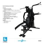 MULTIFUNCIONAL KFGB-21B 150LBS SPORT FITNESS