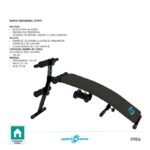 BANCO ABDOMINAL CURVO SPORT FITNESS